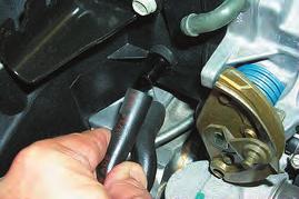 Remove the PCV hose that connects the intake