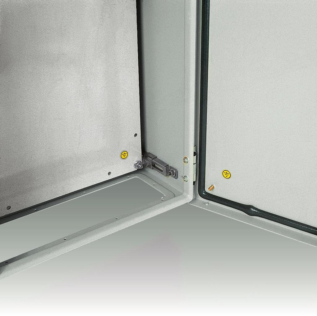 RAIL WC DOOR WIDTH WC001C WC00C WC003C WC00C WC005C * Plate with raised edges starting from enclosure size x700 MICROPERFORATED MOUNT.
