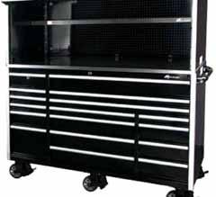 Drawer Slides All With the Most Competitive Pricing in the Market 56 7-Drawer Top Chest Toolbox SKU 295821 MTZBK5607CH 79 Dimensions: 55 1/2 W x 19 3/4 D