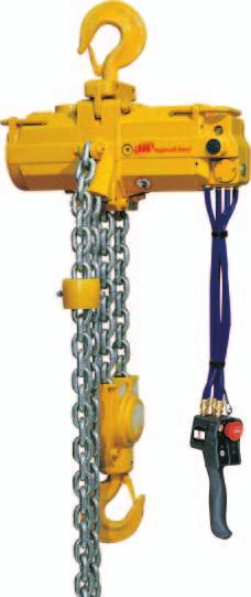 Air or Hydraulic Chain Hoist Range up to 12 ton capacity.
