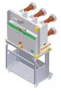 (cassette/truck). The main purpose of a draw-out unit unit with circuit breaker is to make a visible break between the busbar and the cable compartment.