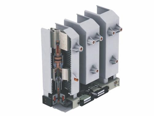 Medium-Voltage Switchgear MILE MP12, MP17 and MP24 HD (high-duty) ISM circuit breaker pole cross-section Support insulator Upper terminal Vacuum interrupter Crown-type flexible contact Lower terminal