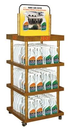 Automotive Care Point-Of-Sale Support FREE Hardwood Floor Display For retail locations