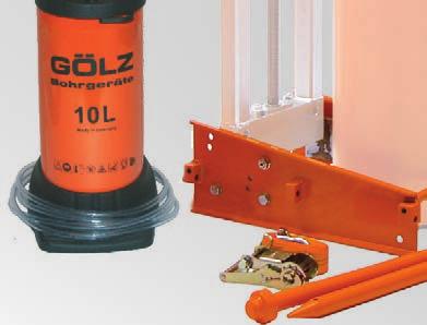 included Drill stand weight: 27 kg : (page 34-37) Drill
