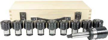 each of Tap Collet Size 1 M3 M4 M5 M6 M8 M10 M12 M14 Tapping Set Size 2 in wooden case 18680 consisting of: Quick Change Tapping Adaptor Size 2 MT 3 1pc.