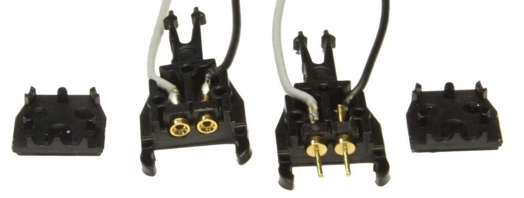 87 Each connector comes wired with 10cm length of wire and a 2 pin connector at the other end (see red circle).