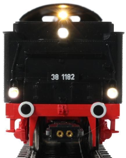 Tender Rear Lights Replace Fibre Optic Lights After the success of adding a LED in the raised top lantern on the tender of my 3085 (003 160-9), 3316 (25004) and 3082 (41 334) locomotives I have
