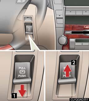 Topic 3 When Driving Parking Brake For the parking brake, an electrical parking brake system is adopted. Manual mode To set the parking brake: push the parking brake switch.