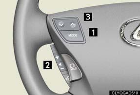 Topic 5 Driving Comfort Remote control (steering wheel switches) The audio system can be