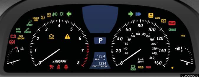 What to do if... List of Warning/Indicator Lights The units used on the speedometer, the tachometer gauge display, indicators and warning lights may differ depending on the model / type.