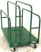 w: 23" 30" h: 36" 40" d: 35" 48" WIRE CAGE/PACKAGE & PANEL CARTS 270456 270461 Wire Caged Steel Platform s