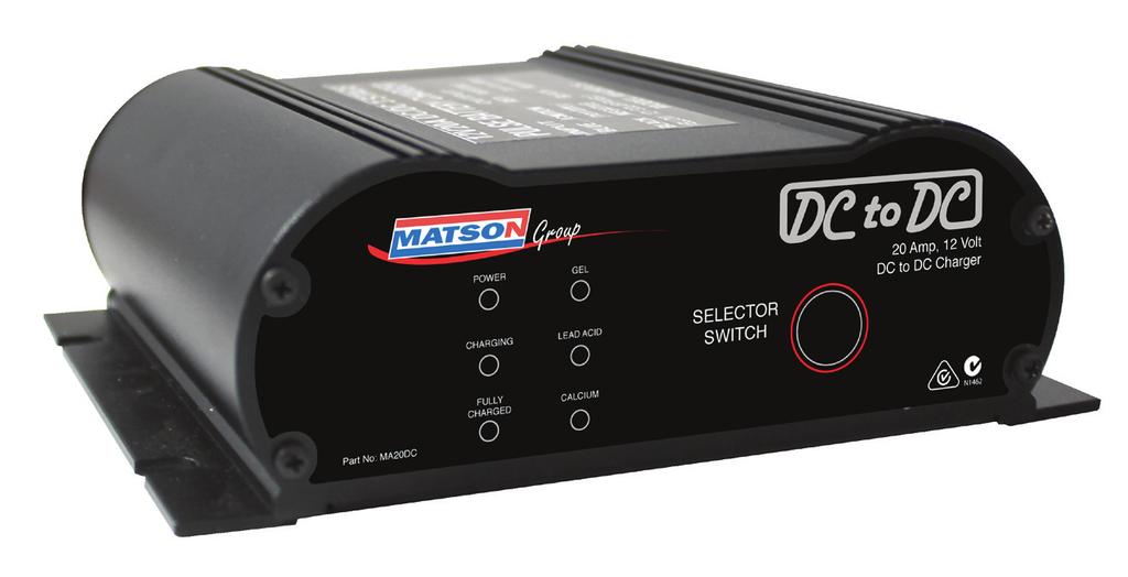 MA20DC 20 AMP, DC TO DC BATTERY CHARGER MA20DCS