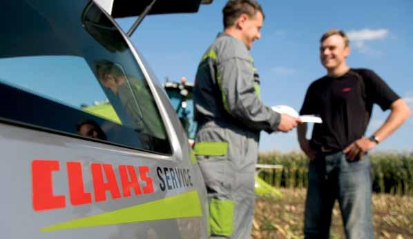 Round-the-clock assistance. You can rely on the professional and reliable support of the FIRST CLAAS SERVICE team at every stage of the game.
