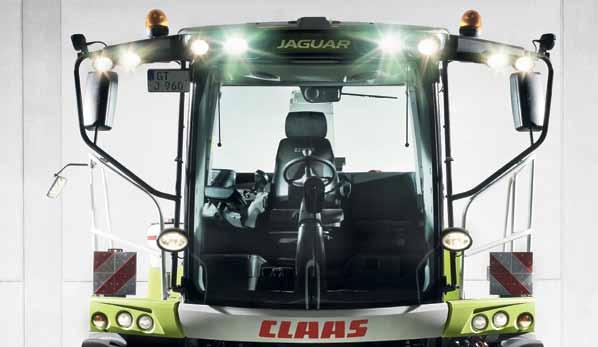 More comfort = better performance. How is it that time flies by so quickly when you re working in a JAGUAR? The reason is that the CLAAS VISTA CAB is designed for driver comfort first.