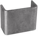 8015 8017 Stake Pockets Size 1 5 8 x ID " High, Weld-on Pre-punched to