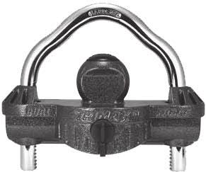 ) Fits all Hammerblow Bulldog forged 1 7 8", " and 5 16" trailer couplers and similar styles. (Padlock not included.