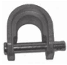 #866DAT Trailer Hitch Lock fits both 1¼" x 1¼" and " x " trailer hitches.