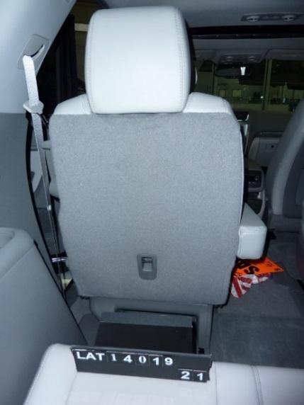 Figure 10. Seatback length, measured on rear of seatback between top- and bottom-most points of seatback. 11.3.2.