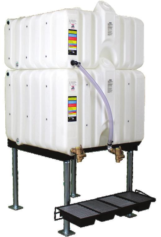 GRAVITY FEED TANK PACKAGES Rhino Tuff Tanks offers several complete Gravity Feed Systems with one