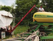 Truck Augers Balanced-conveyor design allows for easy lifting and sliding of the conveyor into the middle of the planter for transport.