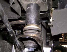 to be sure that everything is flexing properly and not binding, or damage to the vehicle could result.