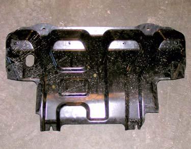 with two bolts. Front Grill 3. Skid plate a.
