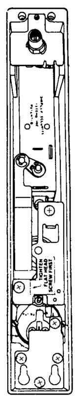 A. COMBINATION LOCK ASSEMBLY A-1 Cylinder Installation: Remove interposer assembly (A) by removing one round head screw and one flat head screw (See Figure 1-1).