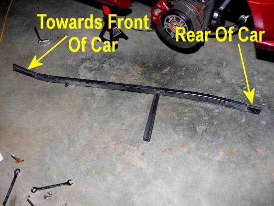 27. The image below provides a visual of what the brace looks like once it out of the car.
