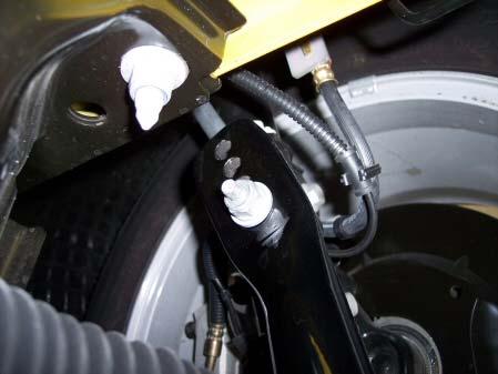 At this time, determine how stiff you would like your front sway bar.