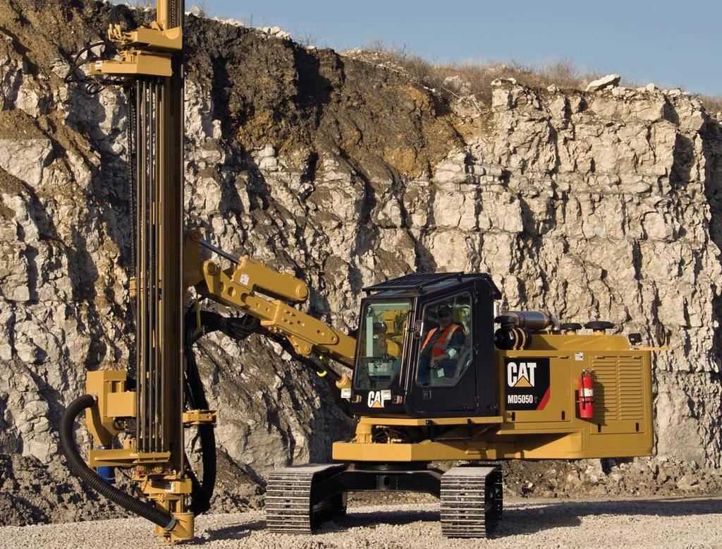 Sustainability Forward Thinking While helping you increase the efficiency and productivity of your business, Cat Drill designs leverage technology and innovations