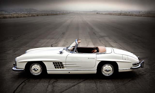 Of the 1,400 Gullwings made between 1954 and 1957, 1,100 went to the USA.
