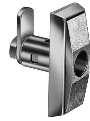 Rear loading of the lock cylinder, and a free-spinning hardened steel cover, protects against drilling and pulling.