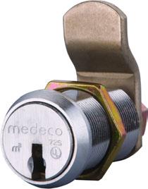 CAM LOCKS 60 Series Medeco high security cam locks are recognized throughout the world as the standard for protection in a 3/4 diameter lock.