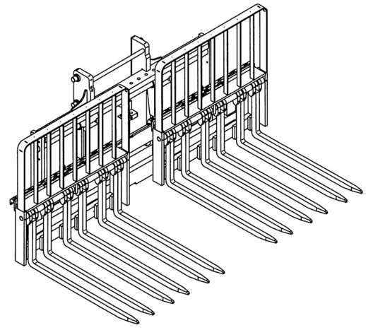 SUBJECT : BLOCK HANDLING FORKS Block handling forks are used predominantly for lifting concrete or cement blocks in large numbers.