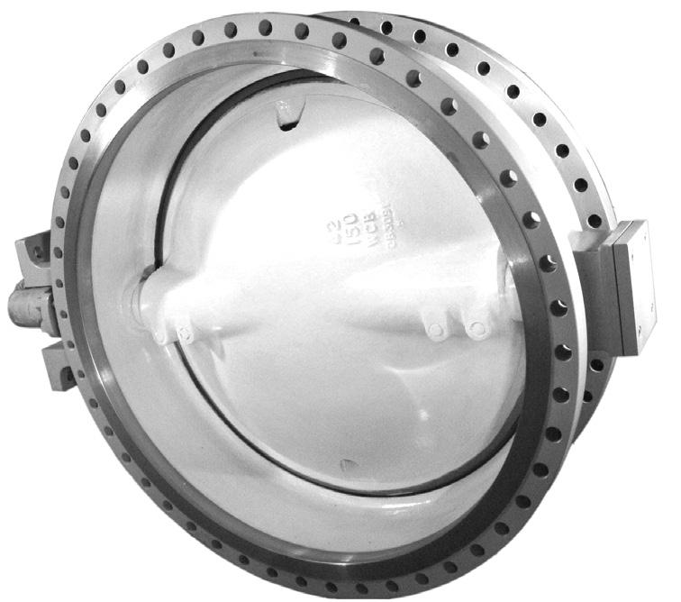 Metal Seat High Performance Butterfly Valve PRESSURE TEMPERATURE RATING: Seat material Maximum Working Temperature METAL-SEAT 315 C (600 F) (316L) Class V of ANSIB16. 104 leakage rate.