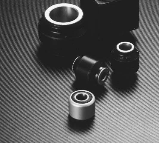 Page 77 of 124 Bushings Featuring: Center-Bonded Bushings Square-Bonded Bushings LORD Center-Bonded Bushings and Square-Bonded Bushings are used in applications where the absorption shock,