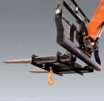 Dual Fork Positioning Carriage Provides the ability to adjust the