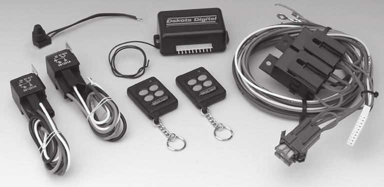 00 SPAL Remote Entry System & Door Actuator Kit Kit includes a SPAL remote entry system and two 30 lb pull solenoids to release your door