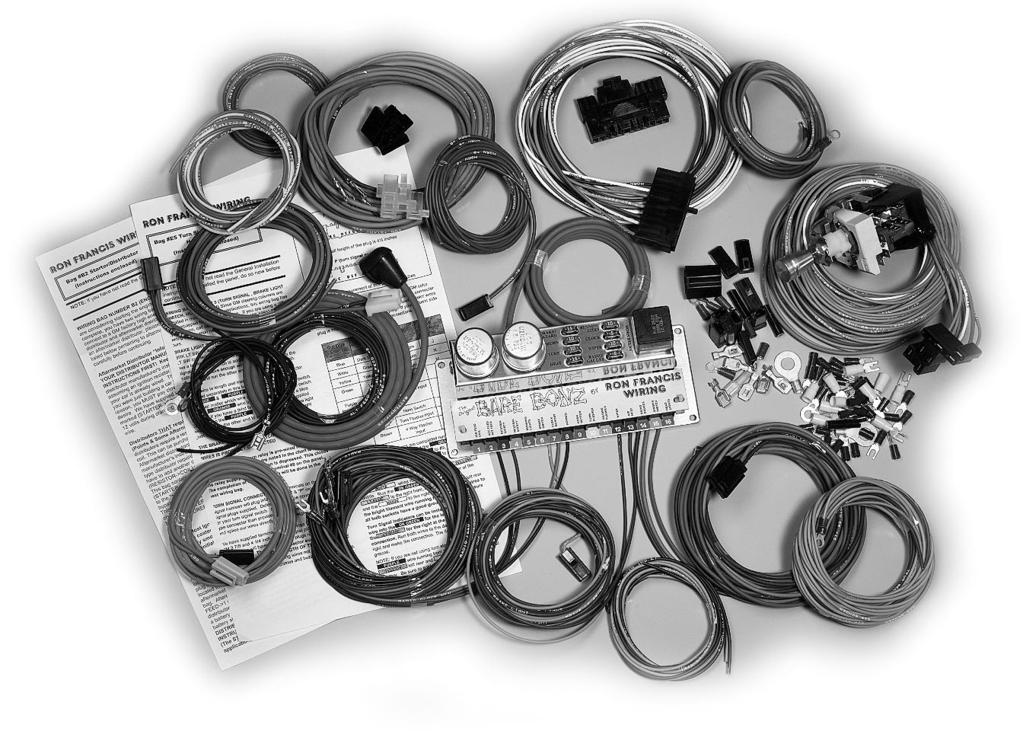 Bare Bonz Wiring Harness This kit has 8 fuses and 10 circuits and plenty of wire needed to take