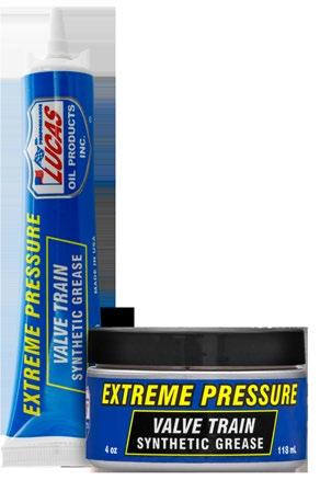 Racing Greases Extreme Pressure Valve Train Synthetic Grease The highest unit loading pressure exerted on any engine components in a