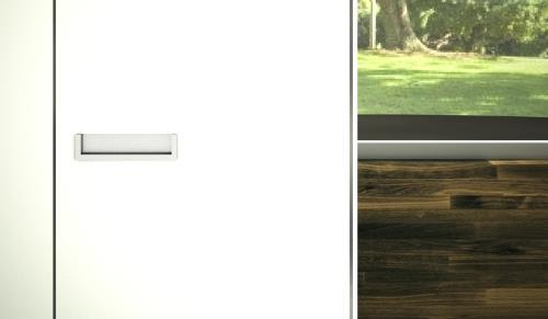 INTEGRATED Features Openings in, folding, and with soft opening. Doors finishing in MFC, Veneer, and Lacquer.
