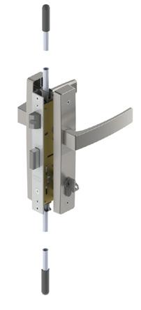 Crest 4-Point Mortice Lock Inspired by the beauty of the New Zealand environment, the Crest Hinged Door Handle offers a stylish and contemporary look while combining superior functionality.