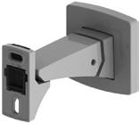 The Steadfast Holdback Door Stop is designed to cushion the opening of hinged and folding doors and hold them open.