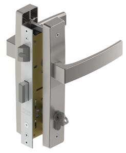 Crest 2-Point Mortice Lock Inspired by the beauty of the New Zealand environment, the Crest Hinged Door Handle offers a stylish and contemporary look while combining superior functionality.