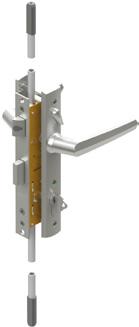 6 4-Point Mortice Lock The Mortice Lock offers a new and improved locking system with enhanced furniture options available.