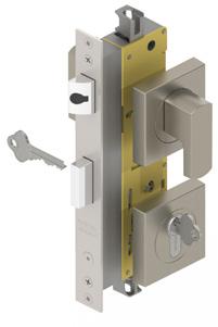 4-Point Mortice Lock - Apex Mini-Lever Set There is now a solution for those wanting to offer a multipoint locking system on entrance doors the Apex Mini-Lever.
