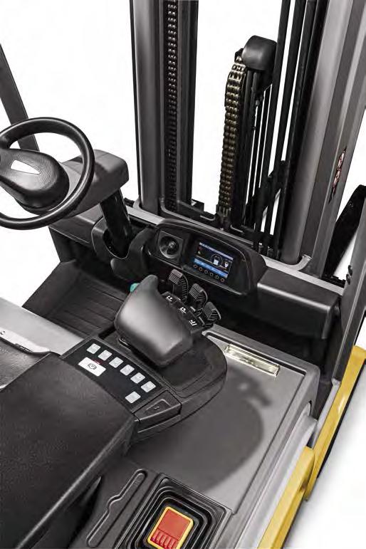 Selective Performance Modes Easy-To-Read Display Standard Fingertip Controls Fully-Adjustable Steering Column For