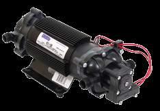 Shurflo 166 Series Diaphragm Pumps Air-Driven Pumps The Shurflo 166 air-operated demand pumps employ a dual diaphragm design, with a patented fast action switching mechanism allowing for consistent