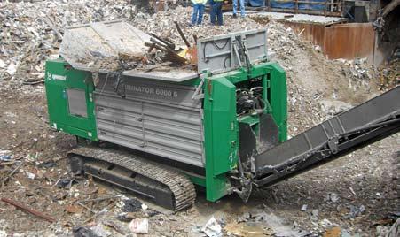 Mechanical-biological waste treatment (MBT) Reducing organic waste mechanically prepares the material for volume-saving, environment-friendlier landfill.