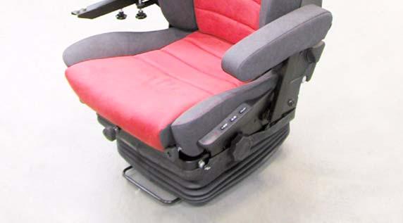 DRIVER'S SEAT 20 63 9 HAND WHEEL FOR SIDE-SECTION ADJUSTMENT for individual adaptation of lateral control 10 INFINITELY